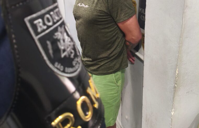 APÓS DECISÃO JUDICIAL, ROMU DE SÃO BERNARDO CAPTURA HOMEM POR DESCUMPRIR MEDIDA PROTETIVA E PERSEGUIR EX-COMPANHEIRA 