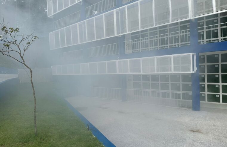 CEMITÉRIO MUNICIPAL DE DIADEMA PASSA POR DESINSETIZAÇÃO