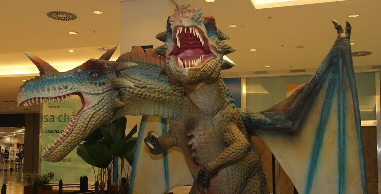 ÚLTIMOS DIAS PARA VISITAR OS DRAGÕES NO SHOPPING METRÓPOLE