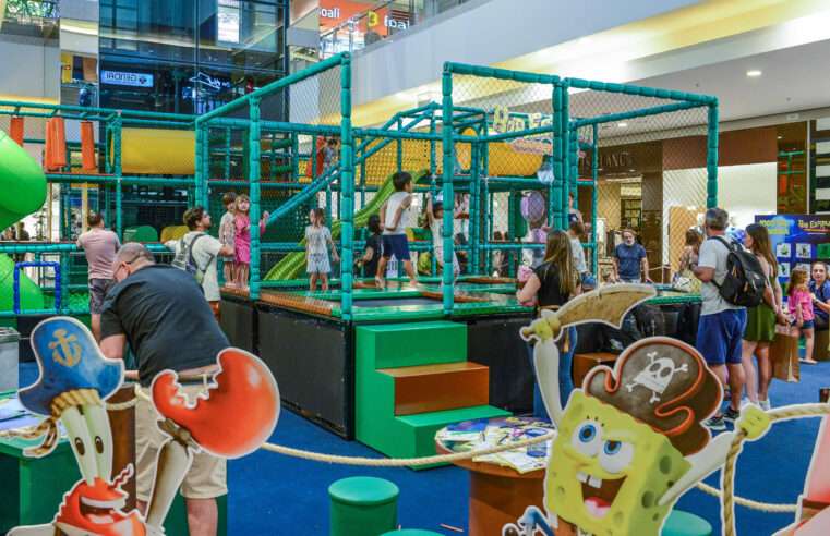 BOB ESPONJA INVADE O PARKSHOPPING SÃO CAETANO COM ESPAÇO TEMÁTICO INTERATIVO PARA CRIANÇAS