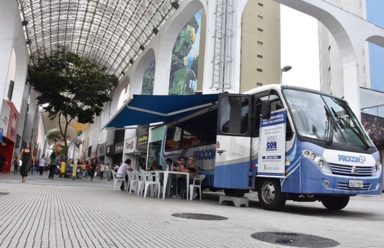 PROCON SANTO ANDRÉ PROMOVE ATENDIMENTO SOBRE PREVENÇÃO AO ESTELIONATO NESTA SEXTA