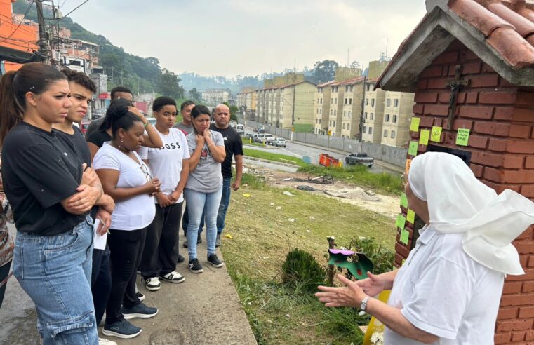 APÓS DEPREDAÇÃO, ASSOCIAÇÃO PROMOVE ATO EM MEMÓRIA DO SACERDÓCIO DE PADRE LEO COMMISSARI EM SÃO BERNARDO