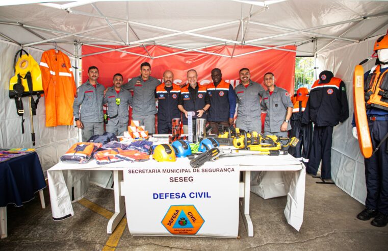 PREFEITURA DE SÃO CAETANO INVESTE NA AQUISIÇÃO DE UNIFORMES E EQUIPAMENTOS PARA A DEFESA CIVIL