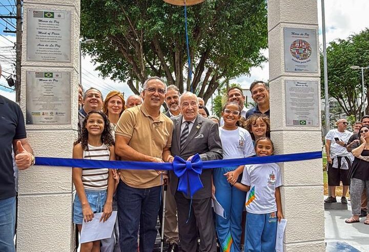 SÃO BERNARDO INAUGURA MARCO DA PAZ E ENTRA NO ROTEIRO MUNDIAL DA CULTURA DE UNIÃO ENTRE OS POVOS