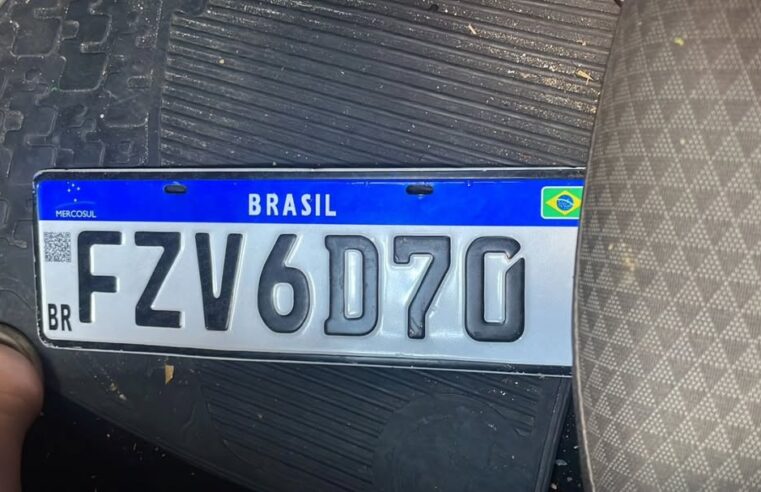 MORADOR SAI PARA PROCURAR PLACA PERDIDA E ENCONTRA OUTRA NO CENTRO DE SÃO BERNARDO