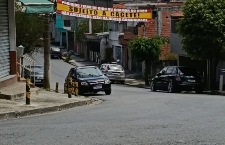 FAIXAS SÃO INSTALADAS APÓS ATROPELAMENTO DE PEDESTRE NO PARQUE IMIGRANTES, EM SÃO BERNARDO