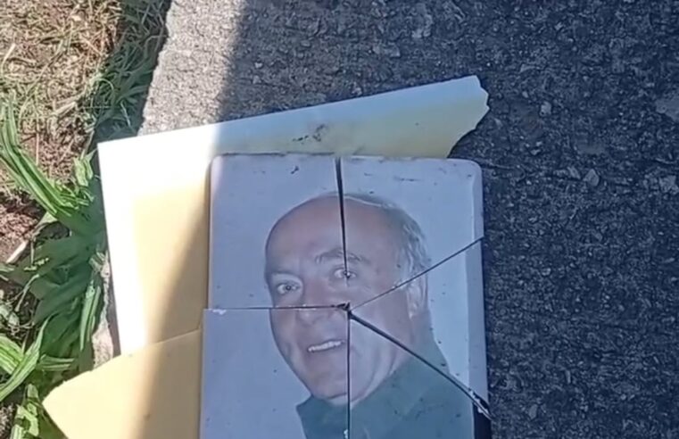 MEMORIAL DO PADRE LEO COMMISSARI É DEPREDADO NO JARDIM SILVINA