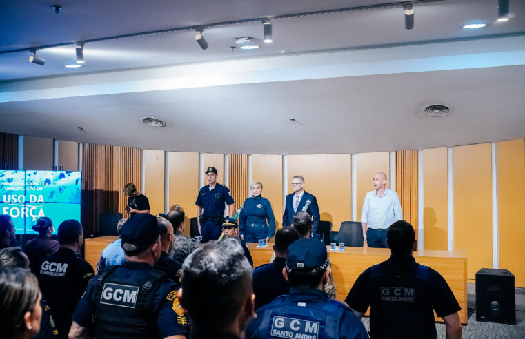 SÃO BERNARDO SEDIA CAPACITAÇÃO DE GCMS PARA USO DE TASERS E OUTROS EQUIPAMENTOS DE MENOR POTENCIAL OFENSIVO