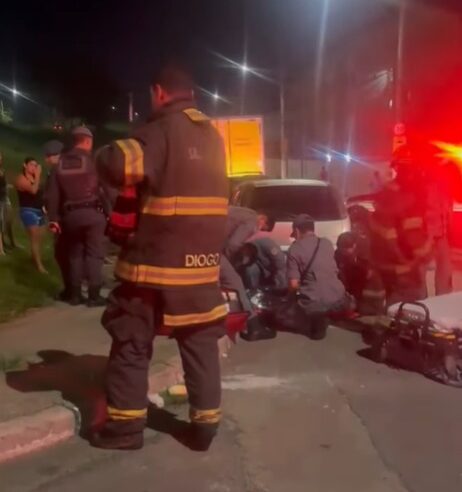 MULHER É ATROPELADA NA RUA PONTE ALTA, NO JARDIM SILVINA