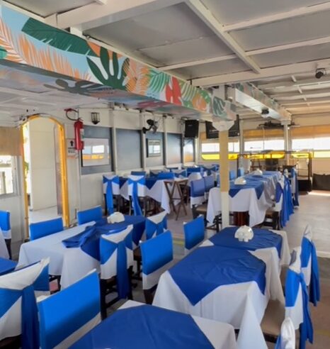 VEJA COMO ESTÁ O RESTAURANTE FLUTUANTE CARAVELAS APÓS PARTICIPAR DO ‘PESADELO NA COZINHA’ COM O CHEF JACQUIN