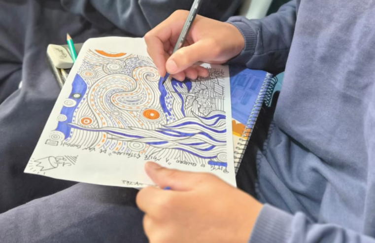 JOVENS DA FUNDAÇÃO CASA EM SÃO BERNARDO DOS CAMPOS RECRIAM OBRA DE VAN GOGH