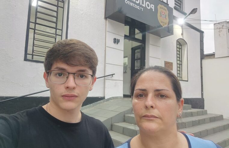 JOVEM É ATACADO COM AGULHA NO CENTRO DE SANTO ANDRÉ; FAMÍLIA BUSCA IMAGENS PARA IDENTIFICAR AGRESSORA