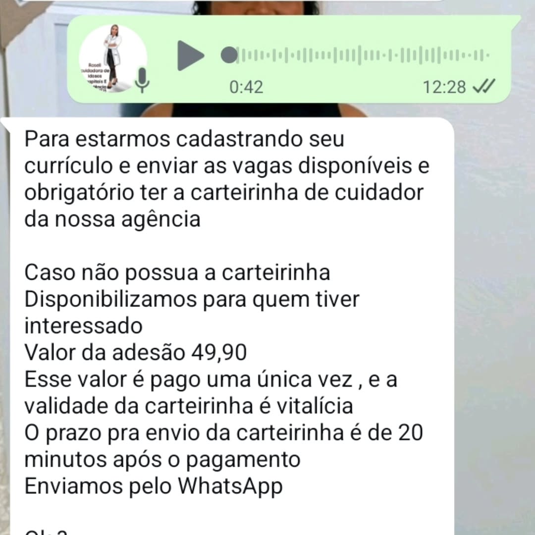 MORADORA DE DIADEMA CAI EM GOLPE EM SUPOSTO GRUPO DE TRABALHO ONLINE