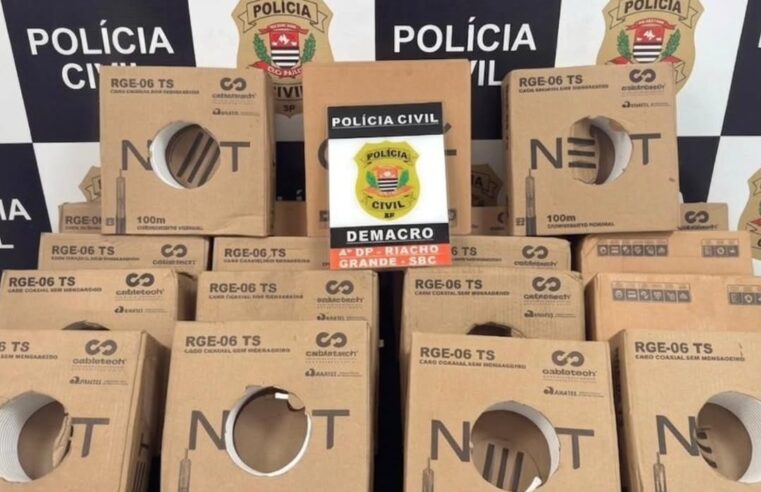 POLÍCIA CIVIL PRENDE HOMEM POR RECEPTAÇÃO DE CABOS DA CLARO NET NO JARDIM THELMA