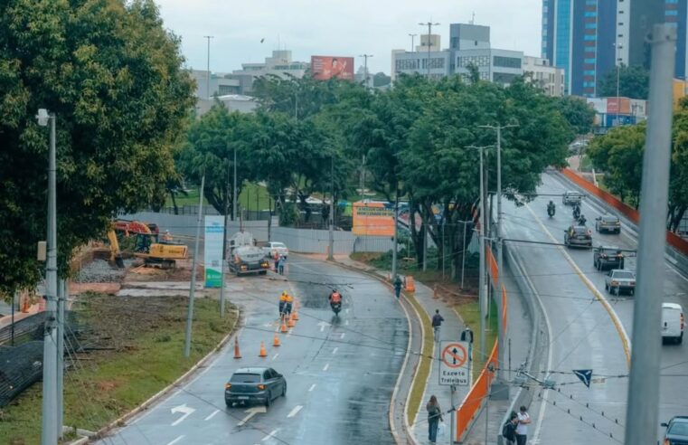  OBRAS DO VIADUTO ESTAIADO DO PAÇO ALTERAM ACESSO ENTRE AVENIDA PEREIRA BARRETO E RUA JURUBATUBA