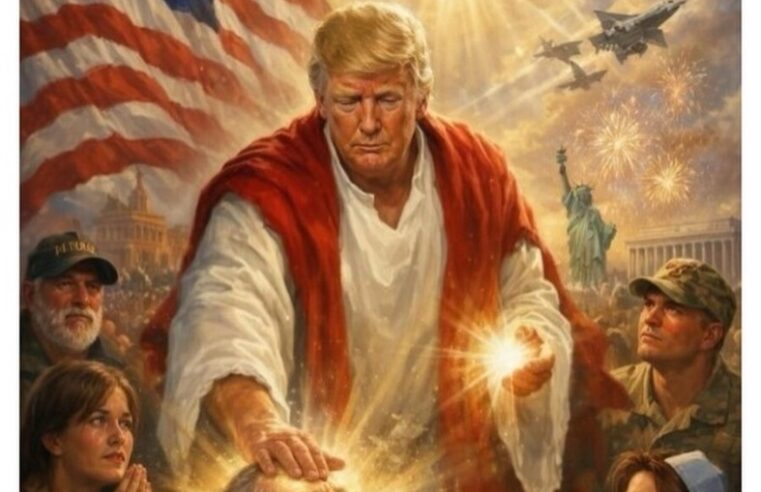 APÓS CRÍTICAS, TRUMP APAGA IMAGEM DE IA EM QUE APARECIA COMO JESUS E DIZ QUE ERA UM MÉDICO