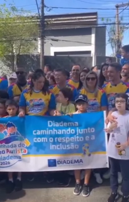 DIADEMA REALIZA 4ª CAMINHADA DO ORGULHO AUTISTA