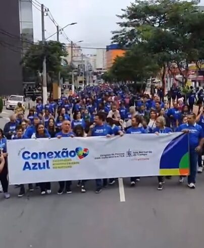 CONEXÃO AZUL PROMOVE AÇÕES DE INCLUSÃO E CONSCIENTIZAÇÃO SOBRE O AUTISMO NESTE SÁBADO EM SÃO BERNARDO