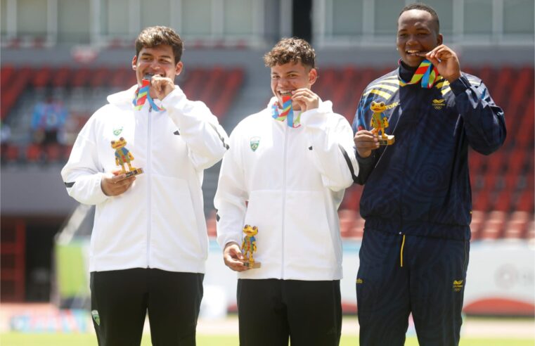 ATLETA DE SÃO BERNARDO, PYETRO ENRICO É OURO NO ARREMESSO DE PESO NOS JOGOS SUL-AMERICANOS DA JUVENTUDE 2026