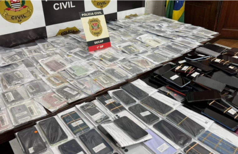 POLÍCIA DE SP DEVOLVE 383 CELULARES E ULTRAPASSA 23,5 MIL APARELHOS RECUPERADOS