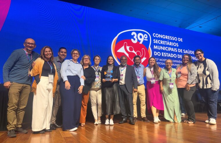 SÃO BERNARDO TEM TRABALHO PREMIADO EM CONGRESSO ESTADUAL DE SAÚDE