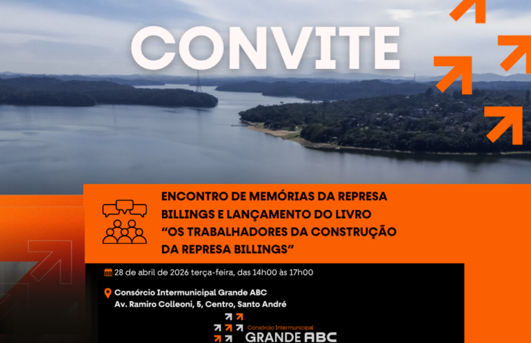 CONSÓRCIO ABC SEDIA ENCONTRO DE MEMÓRIAS E LANÇAMENTO DE LIVRO SOBRE A CONSTRUÇÃO DA REPRESA BILLINGS