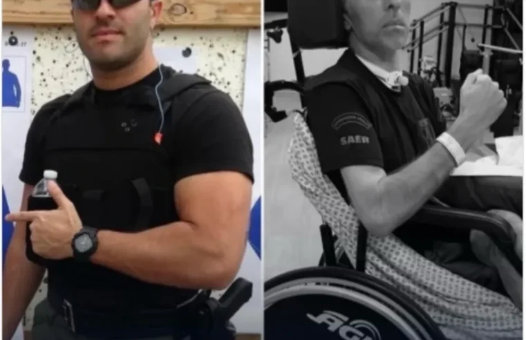 COMANDANTE FELIPE, PILOTO DE HELICÓPTERO DA POLÍCIA CIVIL, MORRE APÓS MAIS DE UM ANO INTERNADO