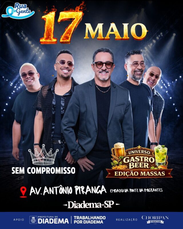 DIADEMA RECEBE FESTIVAL ITALIANO COM GASTRONOMIA E M&Uacute;SICA NESTE FIM DE SEMANA
