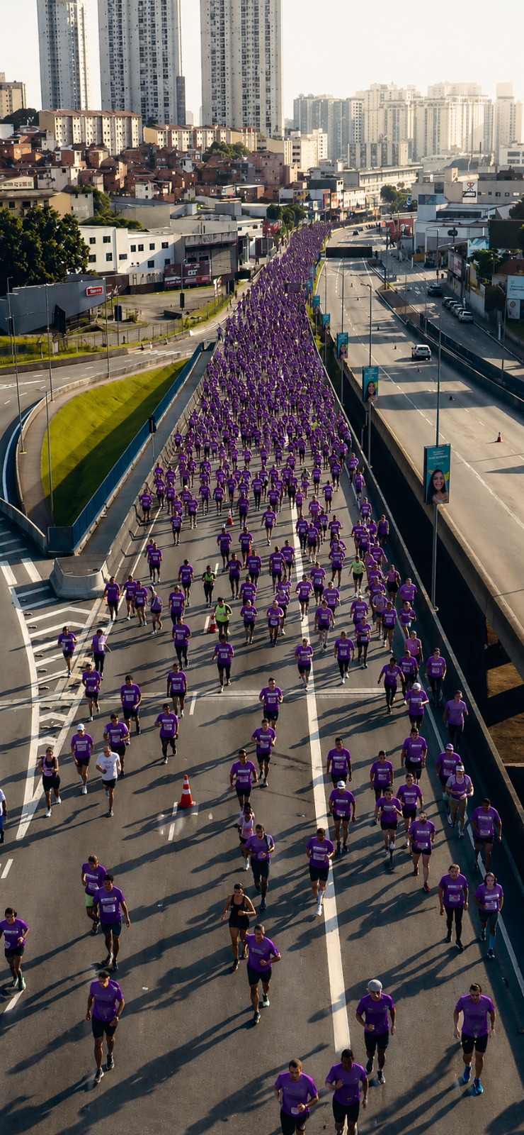 PRIMEIRA CORRIDA MULHER DETERMINADA NA PONTE ESTAIADA DE SÃO BERNARDO ACONTECE EM 7 DE JUNHO