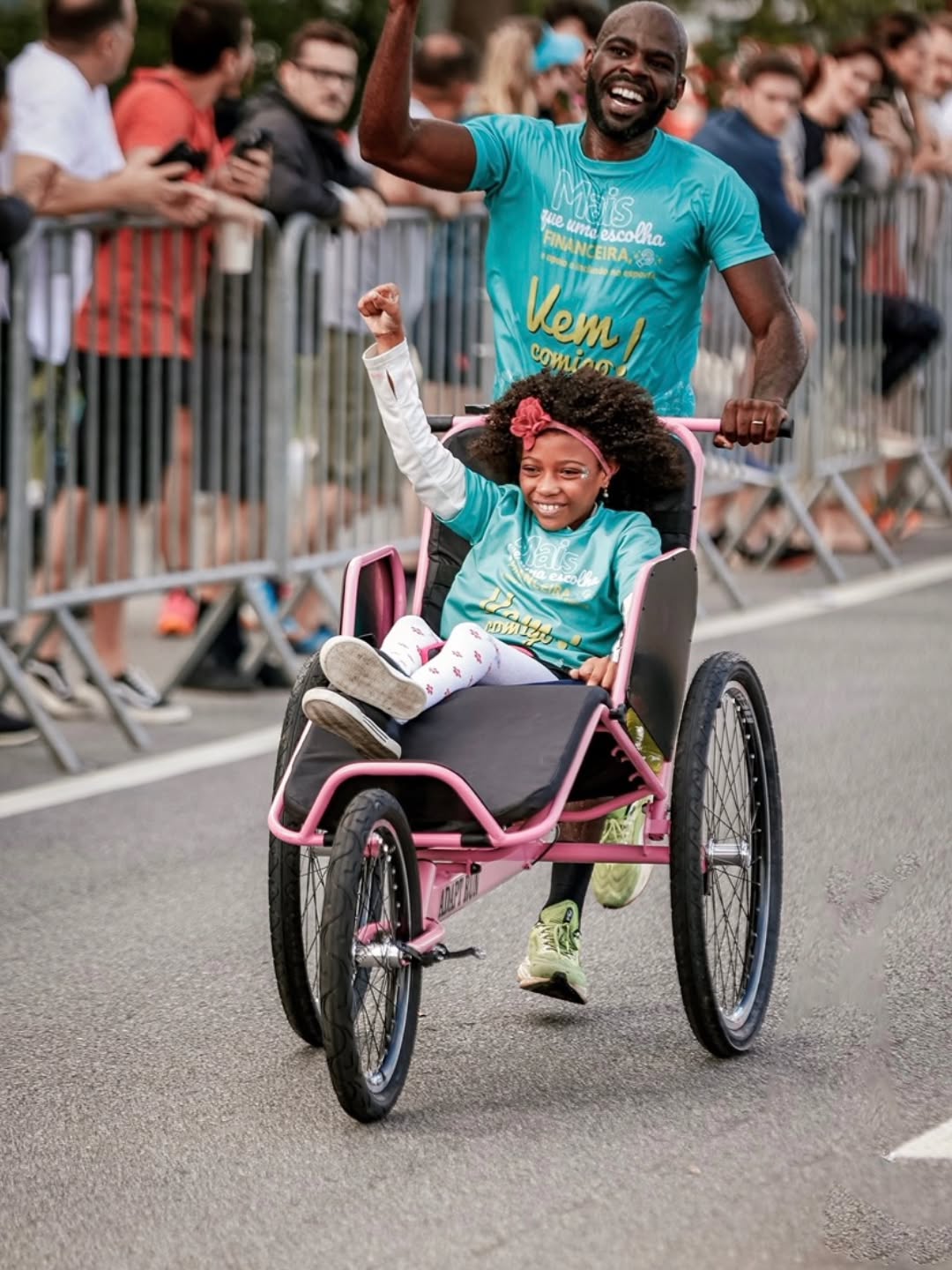 PAI E FILHA DE SÃO BERNARDO PERCORREM 42 KM NAS MARATONAS DE PORTO ALEGRE E DO RIO