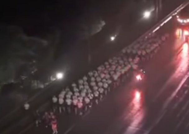 NOVOS GUARDAS CIVIS DE DIADEMA ENCARAM CORRIDA DE 13 KM ANTES DO AMANHECER