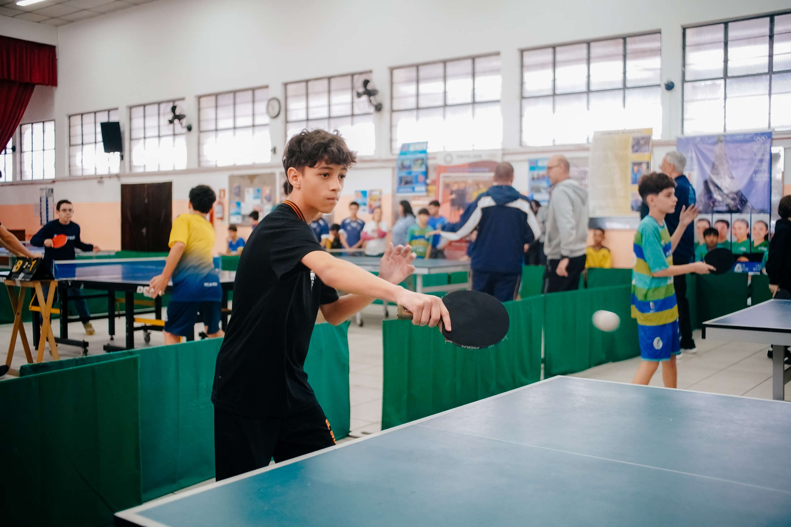 TÊNIS DE MESA ABRE A 58ª EDIÇÃO DOS JOGOS ESCOLARES DE SÃO BERNARDO