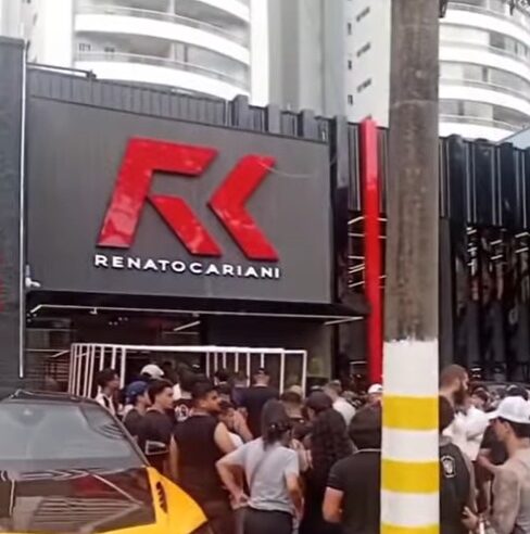 INAUGURAÇÃO DE ACADEMIA DE RENATO CARIANI MOVIMENTA AVENIDA PRESTES MAIA EM SÃO BERNARDO