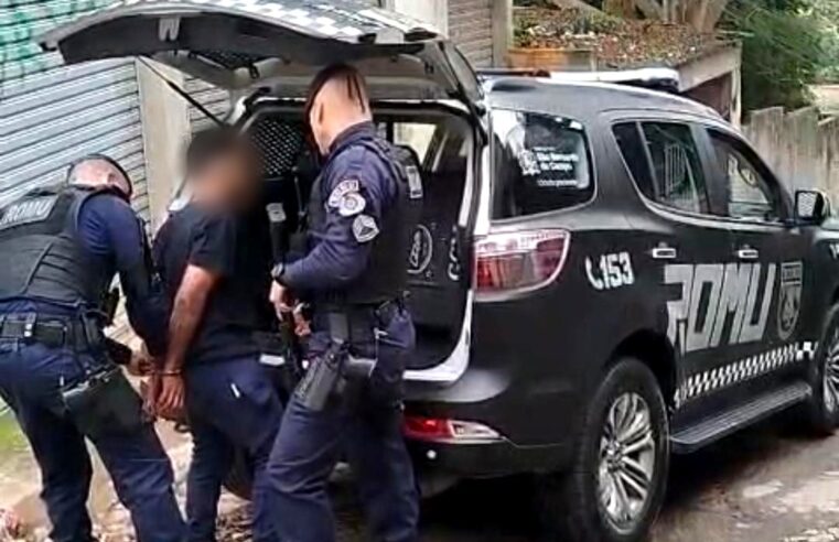 ROMU DE SÃO BERNARDO PRENDE HOMEM PROCURADO POR VIOLÊNCIA DOMÉSTICA NO FERRAZÓPOLIS