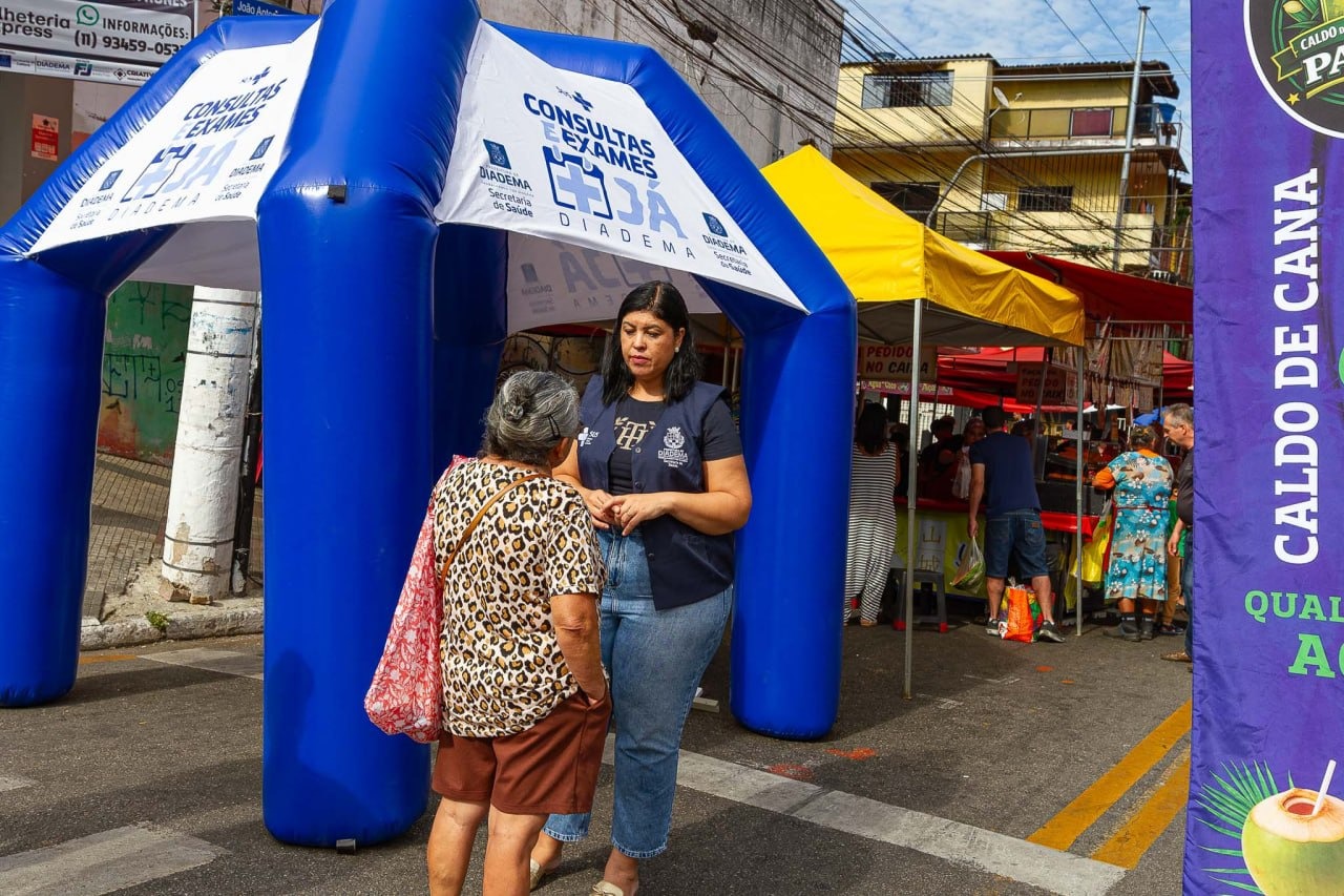 PROGRAMA CONSULTAS E EXAMES JÁ ESTARÁ NAS FEIRAS LIVRES DE DIADEMA ÀS QUINTAS E FINS DE SEMANA