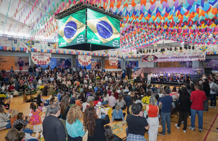 41ª FESTA JUNINA DO COLÉGIO PETRÓPOLIS-AQUARELA CELEBRA CULTURA E SOLIDARIEDADE