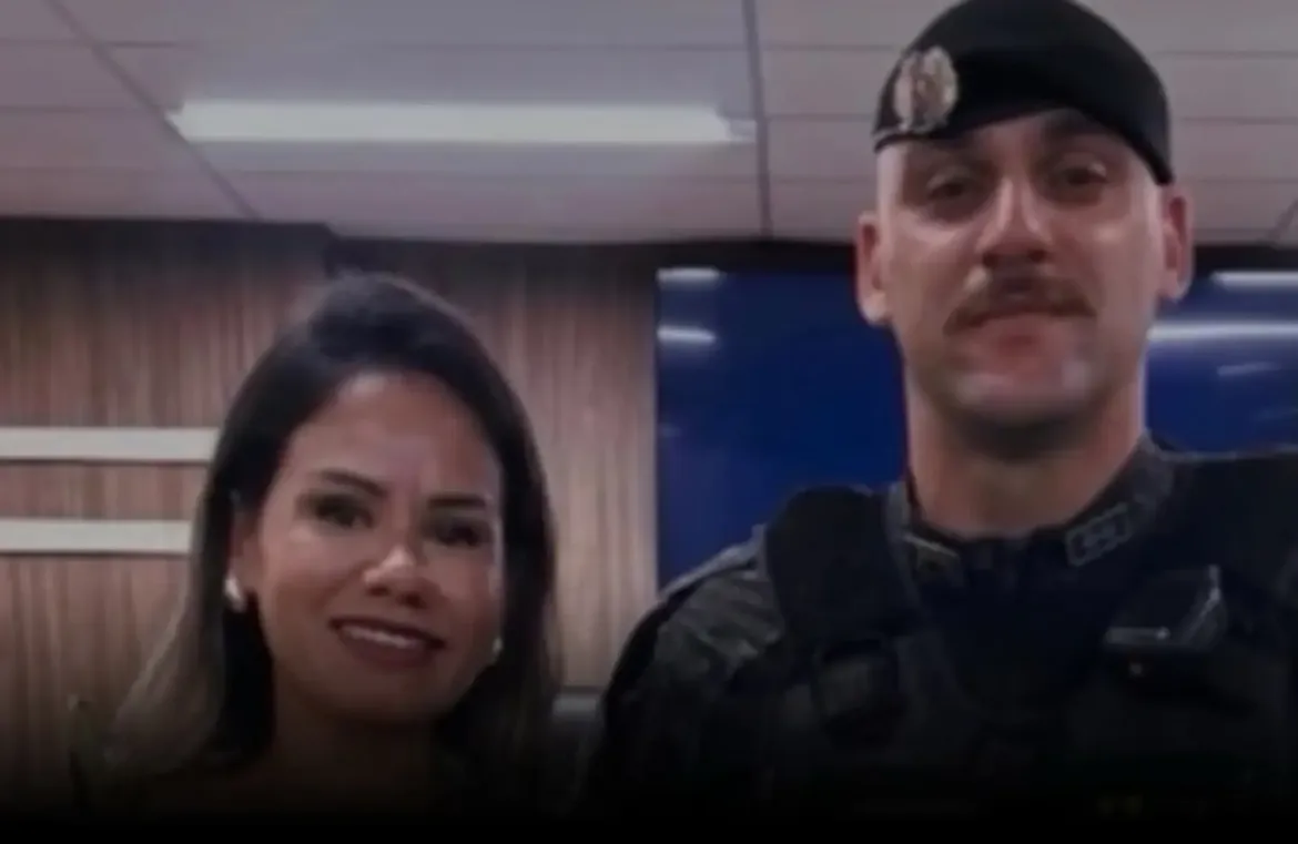 ESPOSA DE TENENTE DA ROTA BALEADO NA CABEÇA SE AFASTA DAS REDES PARA FOCAR NA RECUPERAÇÃO DO MARIDO