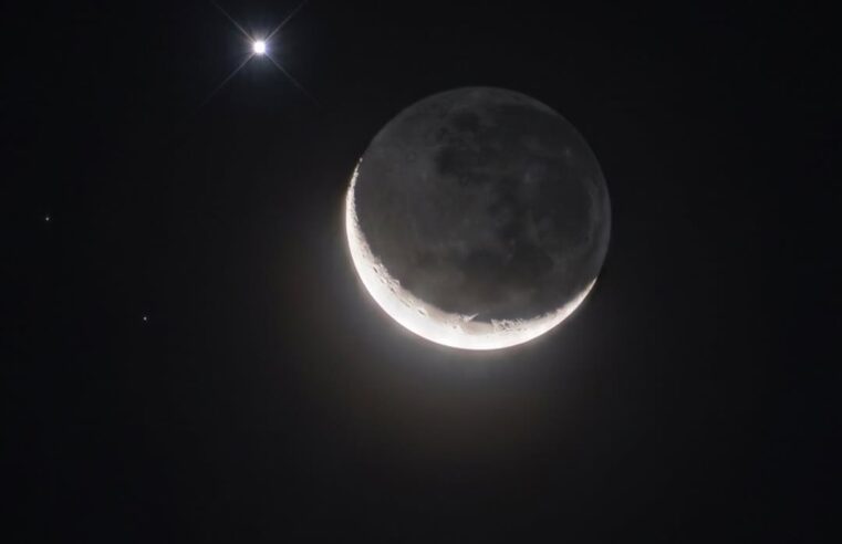 FENÔMENO DE PLANETAS ALINHADOS COM A LUA PODE SER OBSERVADO A OLHO NU