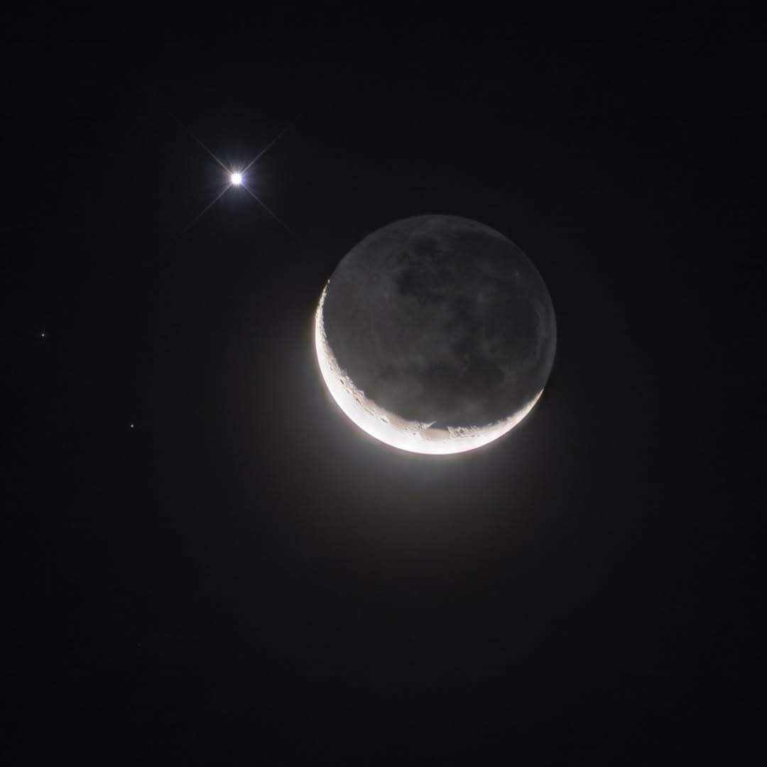 FENÔMENO DE PLANETAS ALINHADOS COM A LUA PODE SER OBSERVADO A OLHO NU