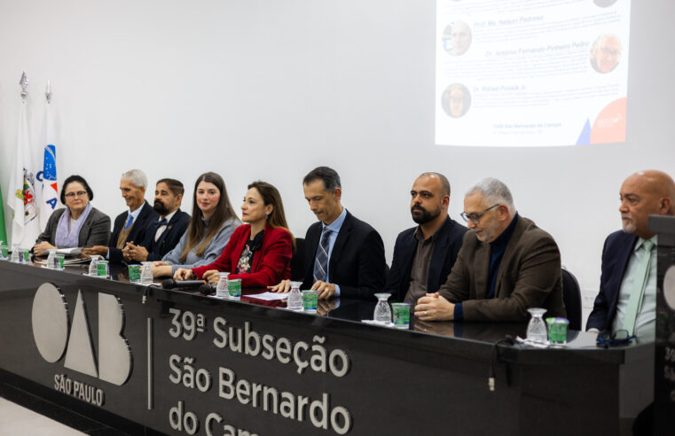 EM SIMPÓSIO DA OAB, SÃO BERNARDO DESTACA PROTOCOLOS DE RESPOSTA A EVENTOS CLIMÁTICOS EXTREMOS 