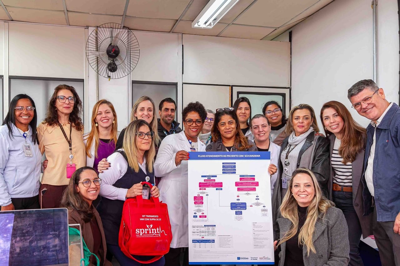 DIADEMA É RECONHECIDA PELA QUALIFICAÇÃO NA LINHA DE CUIDADO AO INFARTO