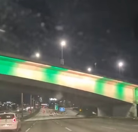VIADUTO TEREZA DELTA GANHA ILUMINAÇÃO VERDE E AMARELA EM CLIMA DE COPA DO MUNDO
