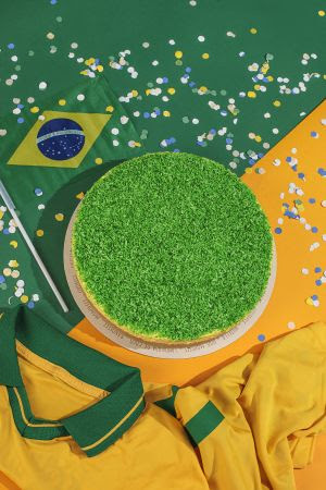 NANICA BRASIL ENTRA NO CLIMA DA COPA COM VERSÃO VERDE E AMARELA DA TORTA LIMONADA DE COCO NO ABC