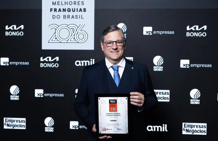 KUMON CONQUISTA SELO FRANQUIA 5 ESTRELAS DA PEGN E É RECONHECIDO COMO A MELHOR MICROFRANQUIA DO BRASIL