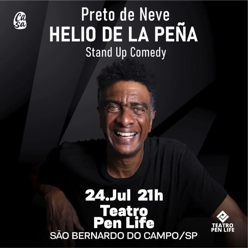 HELIO DE LA PEÑA FAZ APRESENTAÇÃO ÚNICA NO TEATRO PEN LIFE, EM SÃO BERNARDO