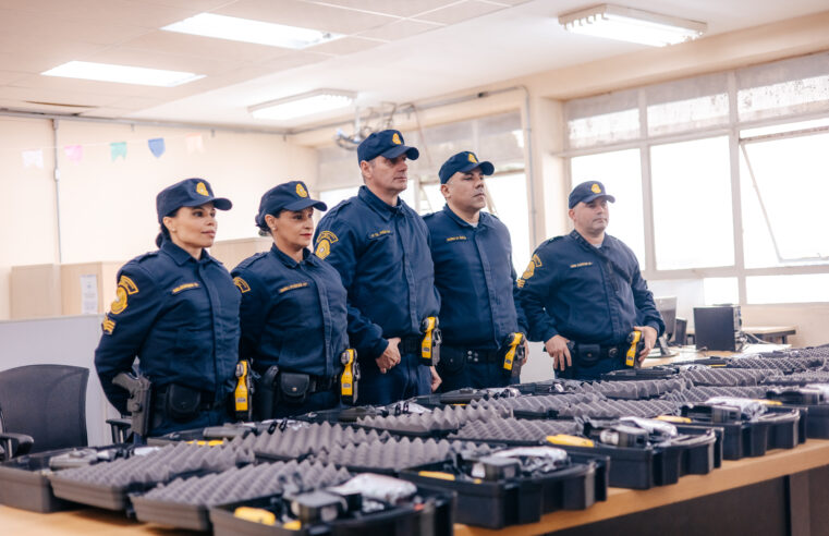 SÃO BERNARDO FORTALECE ATUAÇÃO DA GCM COM ENTREGA DE EQUIPAMENTOS DE MENOR POTENCIAL OFENSIVO