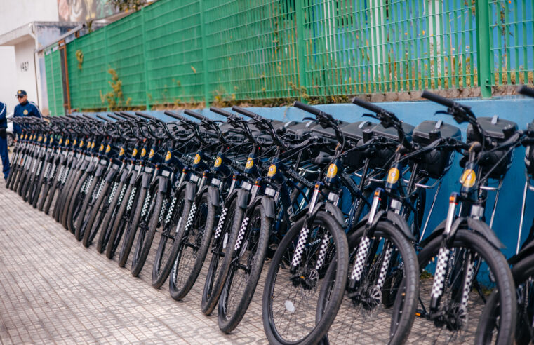 SÃO BERNARDO REFORÇA PATRULHAMENTO PREVENTIVO DA GCM COM ENTREGA DE 30 NOVAS BICICLETAS