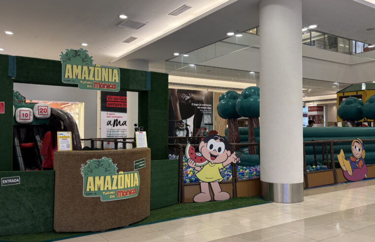 A FLORESTA INVADE O ABC: “AMAZÔNIA COM A TURMA DA MÔNICA” CHEGA AO GOLDEN SQUARE SHOPPING