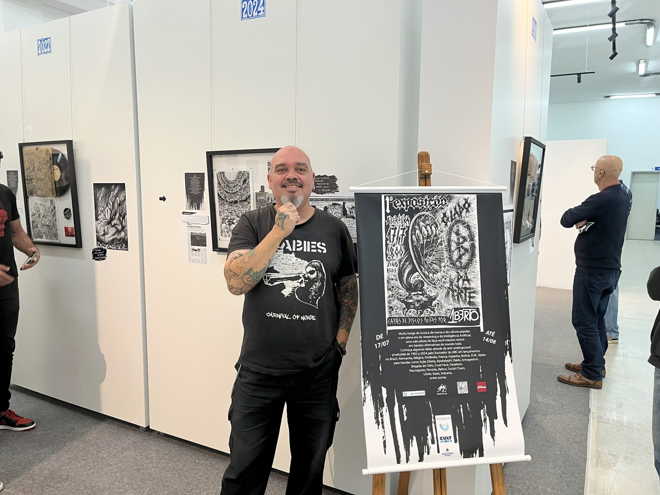 SECRETARIA DE CULTURA DE SÃO CAETANO ABRE A EXPOSIÇÃO O LADO B DA ARTE COM CAPAS DE DISCOS UNDERGROUND