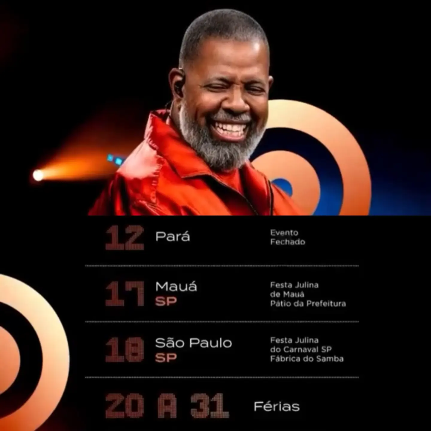 PÉRICLES CONFIRMA SHOW EM MAUÁ NO DIA 17 DE JULHO
